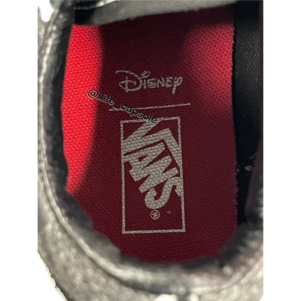 Size 13Y Kids Vans Old Skool Disney Mickey Mouse Youth Easy On Slip VN000VHEBMB